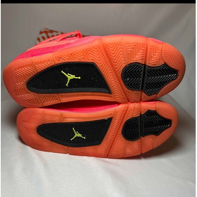 Jordan Brand × Nike Size 8 - Wmns Air Jordan 4 Retro NRG Hot Punch Men's Shoes Size US 8 / IT 38 - 6 Thumbnail