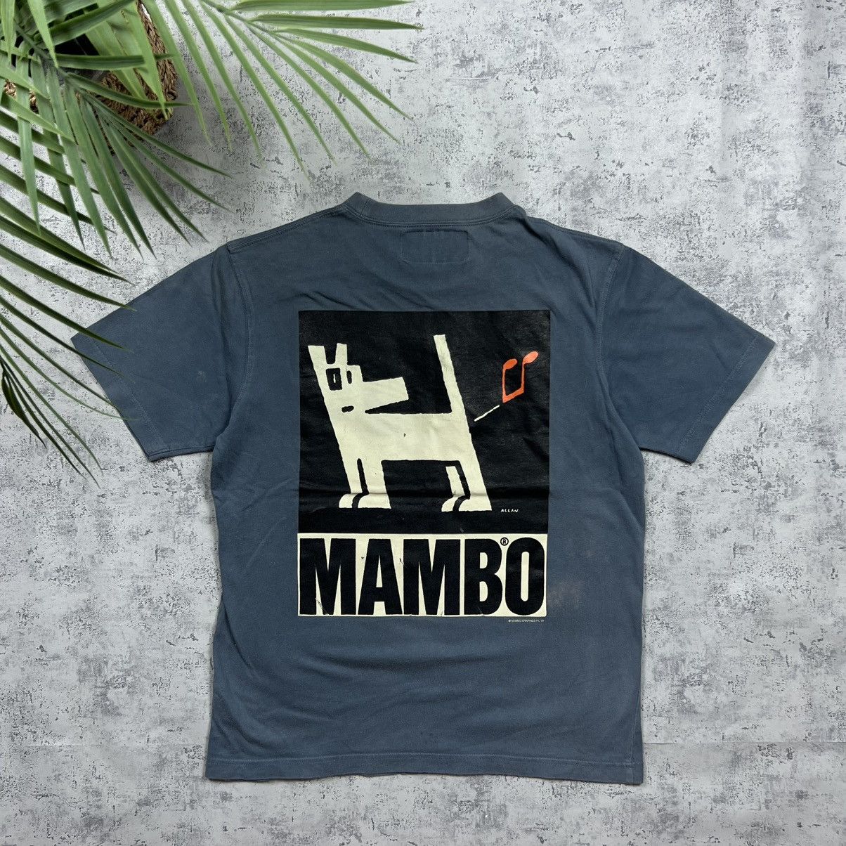 1989 Mambo Vintage Y2K Surf Style Faded Retro Tee T-Shirt