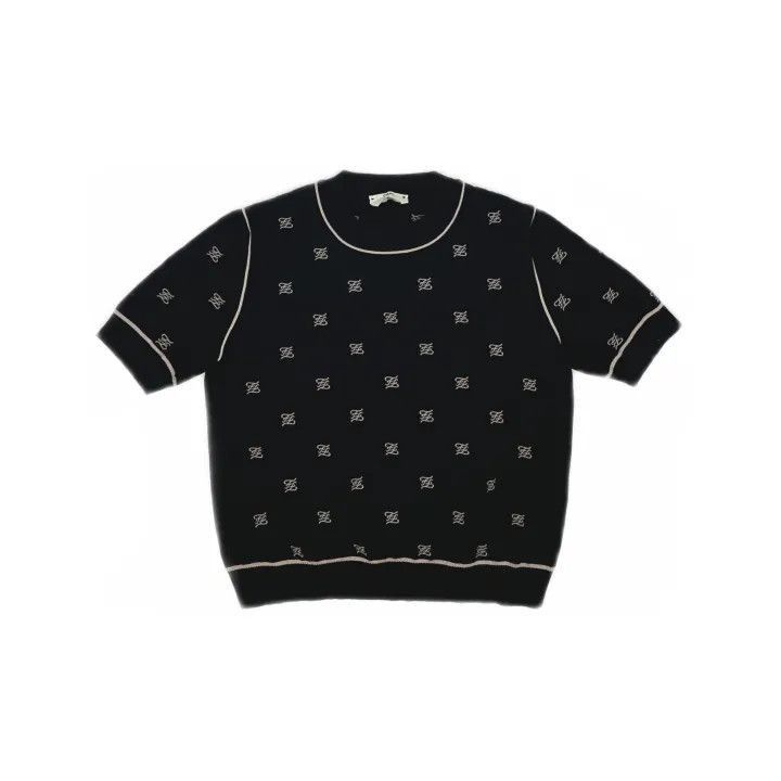 Fendi Fendi Casual Knitted Short Sleeve Top -2507 Size US M / EU 48-50 / 2 - 1 Thumbnail