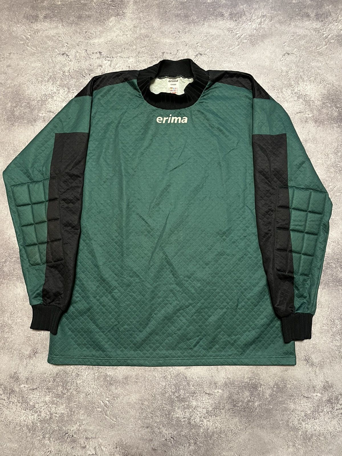 Erima Vintage RARE Erima goalkeeper paded long sleeve Size US XL / EU 56 / 4 - 1 Thumbnail