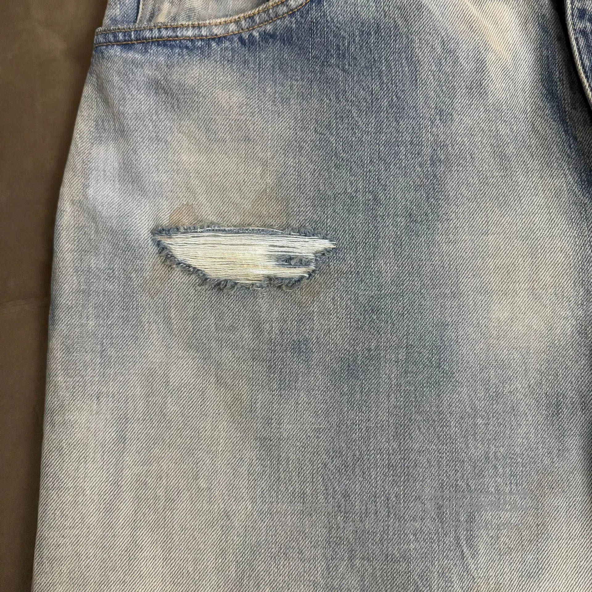Japanese Brand ANCELLM Selvedge Tapered Denim Pants. Size US 26 / EU 42 - 4 Thumbnail