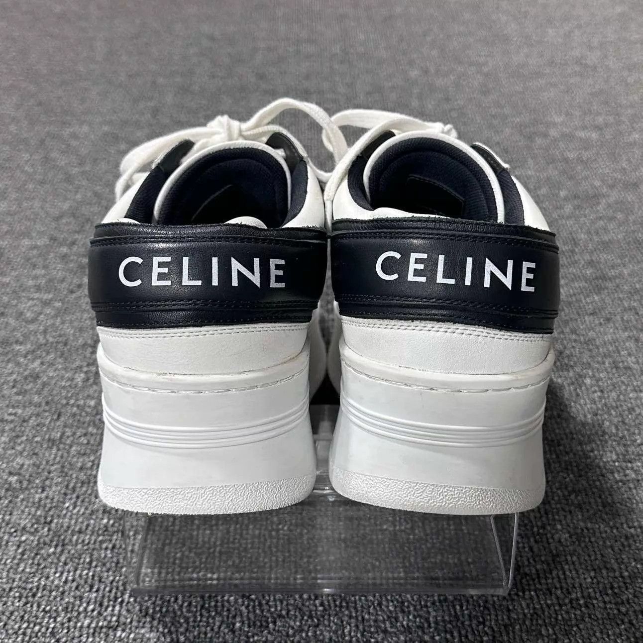 Celine Celine white letter logo platform skate shoes 37 98 new Size US 6.5 / IT 36.5 - 5 Thumbnail