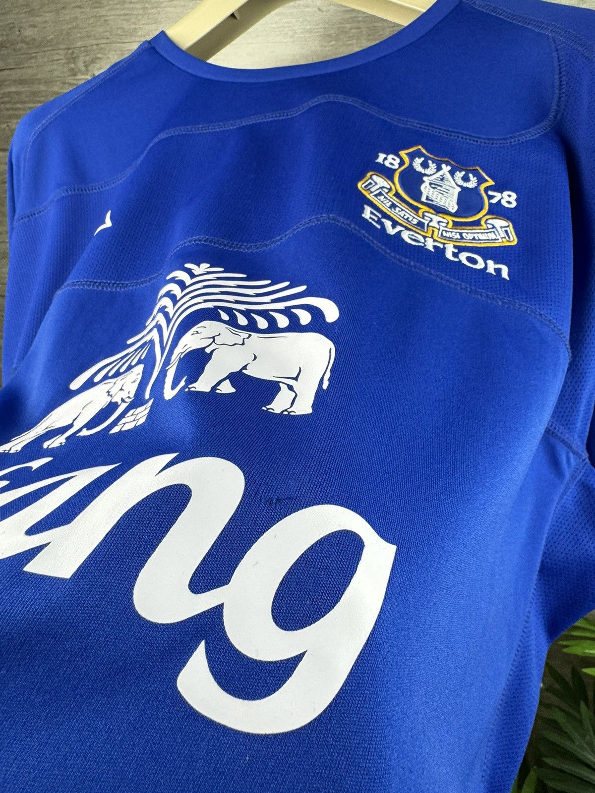 Le Coq Sportif le coq sportif Everton T- Shirt soccer jersey Football Size US XXL / EU 58 / 5 - 9 Thumbnail