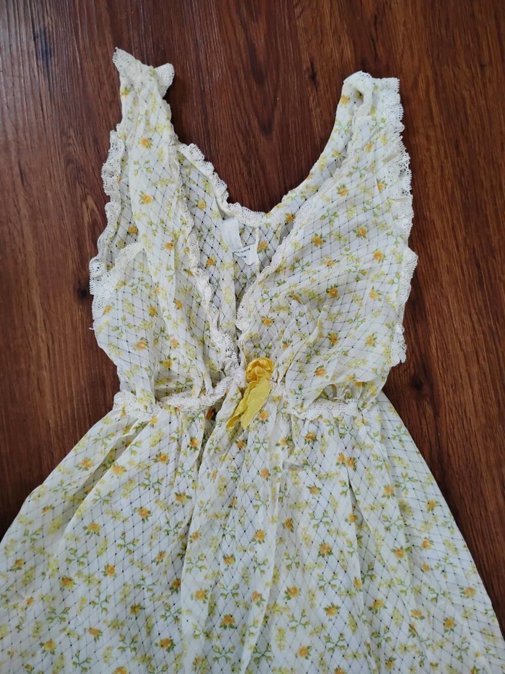 Other Vintage 70s Floral Lingerie Set Size ONE SIZE - 2 Thumbnail