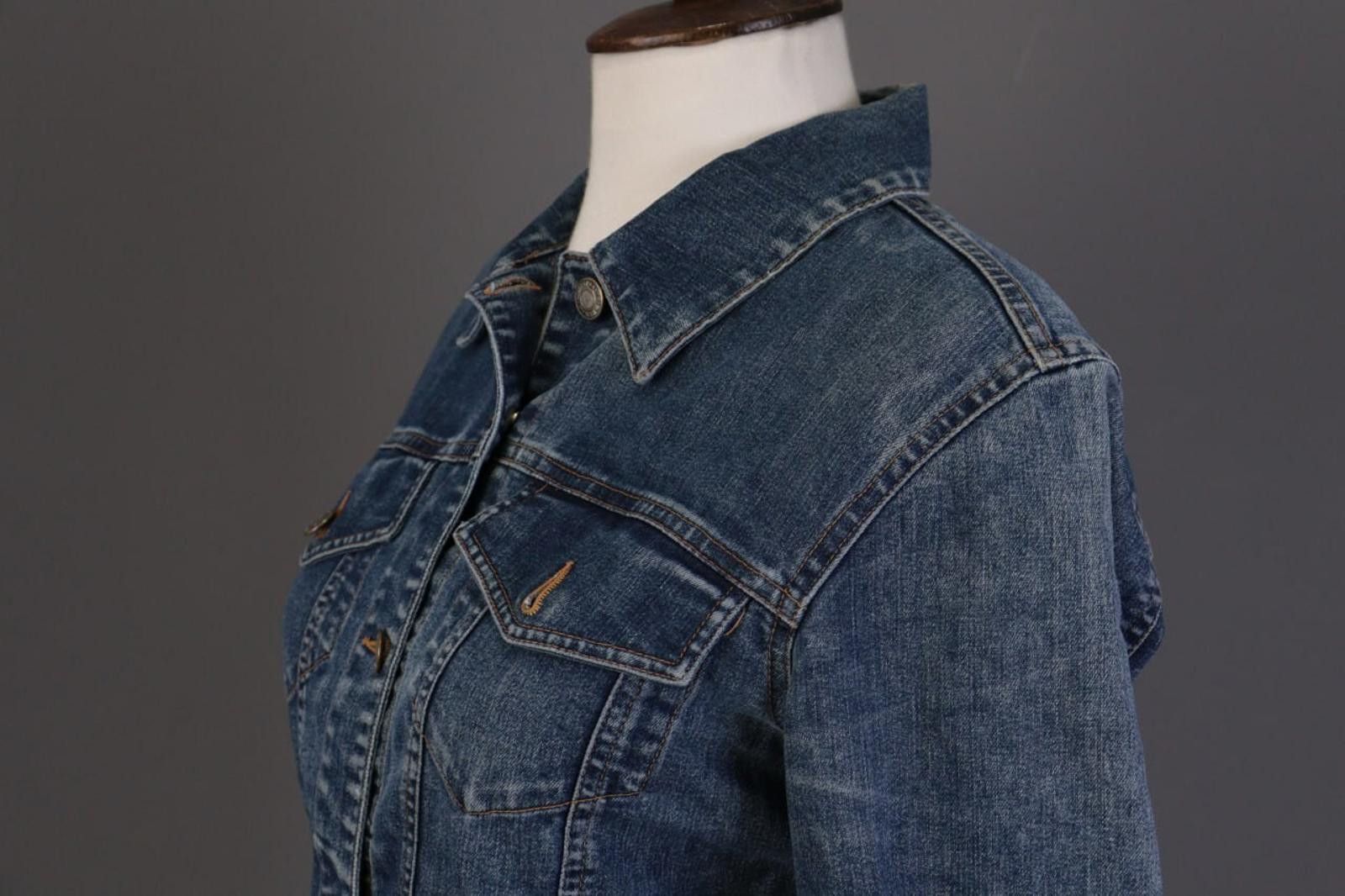 Katharine Hamnett London Katharine Hamnett London Blue Denim Jacket Size 42 Size M / US 6-8 / IT 42-44 - 7 Thumbnail