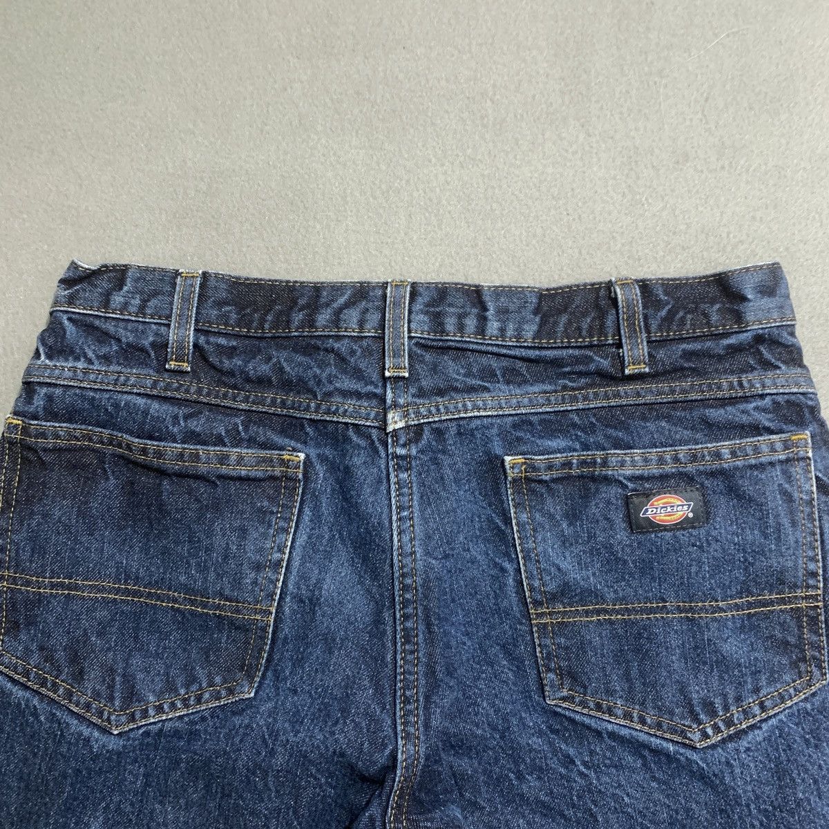 Dickies Dickies Jeans Mens Sz 34 Blue Denim Wide Leg Pants Dark Wash Size US 34 / EU 50 - 6 Thumbnail