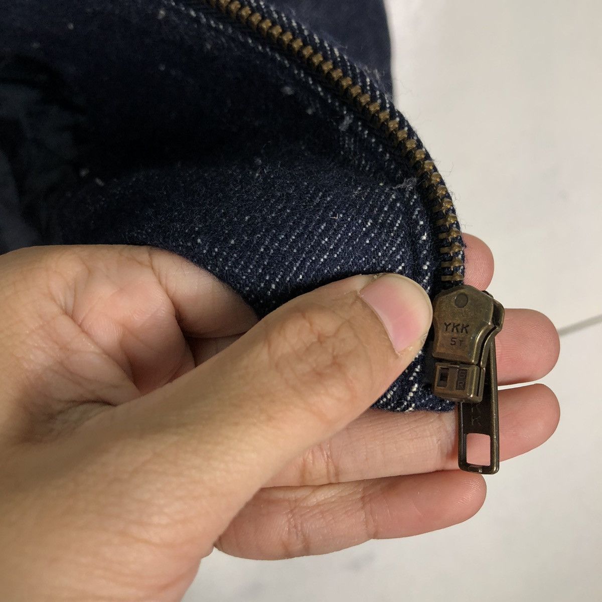 Japanese Brand 🔥90’s Vintage Denim Biker Jacket Aburaysia Issey Miyake Size US M / EU 48-50 / 2 - 15 Thumbnail