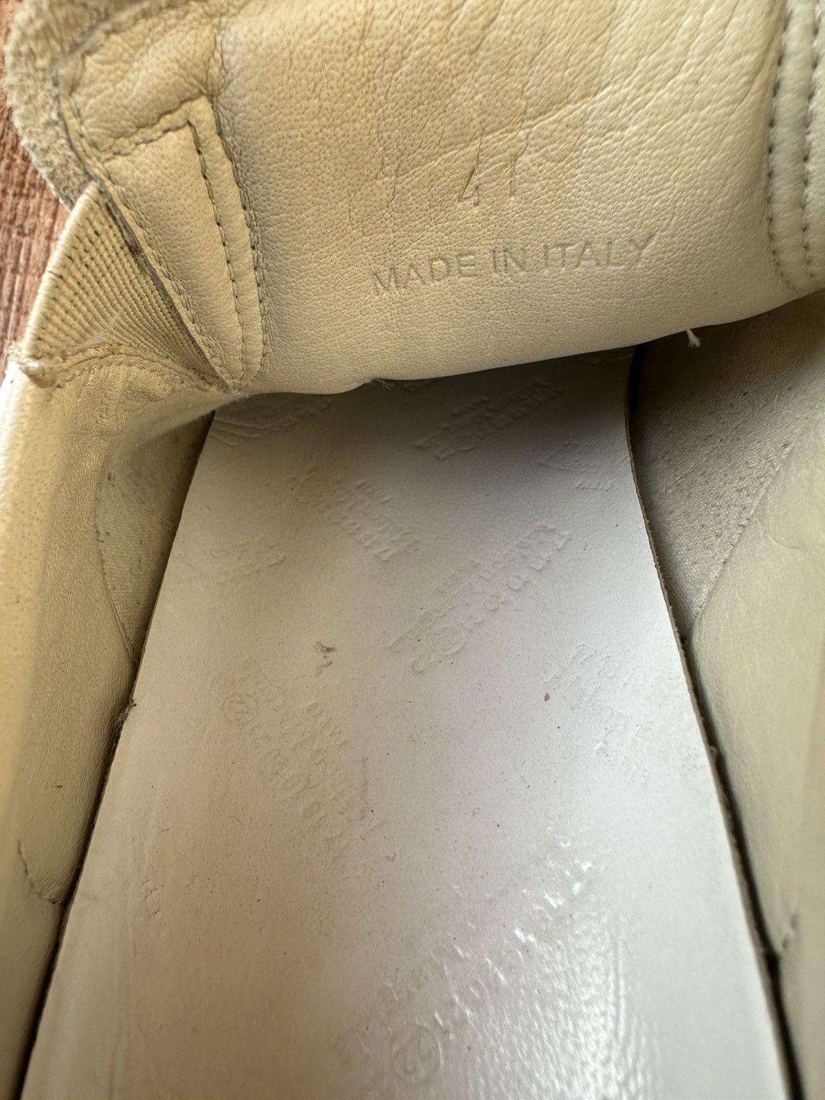 Maison Margiela Maison Margiela's Laceless GAT White/Gray Sneakers Size US 8 / EU 41 - 20 Thumbnail
