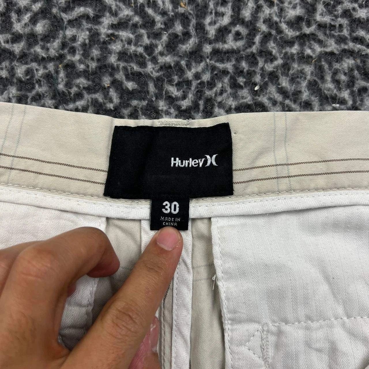 Hurley Hurley Mens Plaid Chino Shorts Beige Size 30 Casual Outdoor Size US 30 / EU 46 - 7 Thumbnail