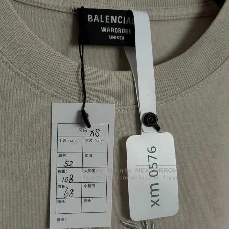 Balenciaga Balenciaga Embroidered Logo Short Sleeve Size US XS / EU 42 / 0 - 2 Thumbnail