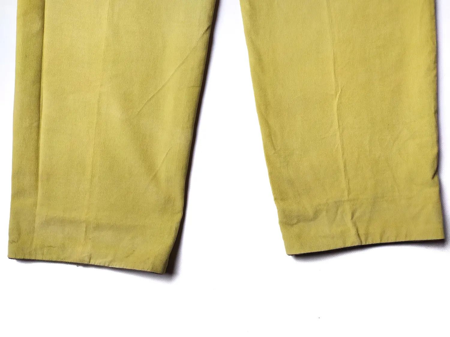 Ermenegildo Zegna Vintage Zegna Corduroy Italy Yellow Pants Size US 32 / EU 48 - 3 Thumbnail