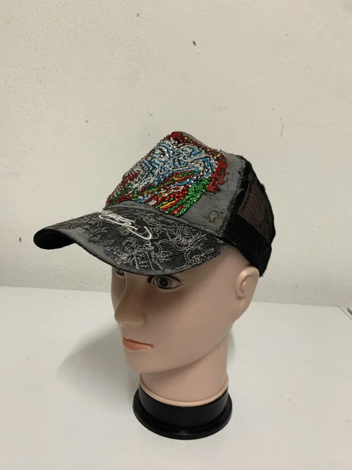 Ed Hardy DISTRESSED ED HARDY CAP Size ONE SIZE - 9 Thumbnail