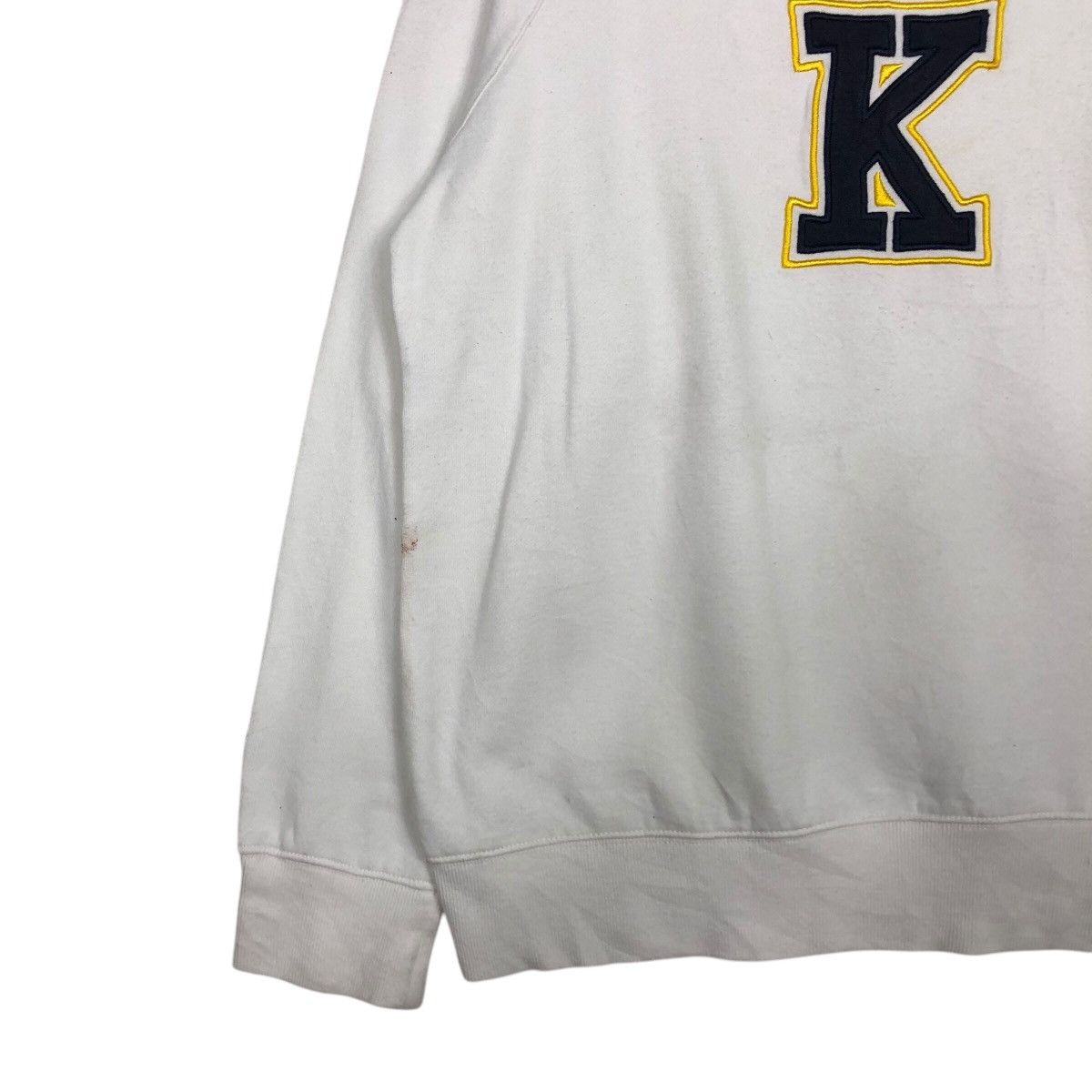 Japanese Brand × Vintage 📌Vintage Sweatshirt Rich White K.Swiss Small Pony Size US L / EU 52-54 / 3 - 5 Thumbnail