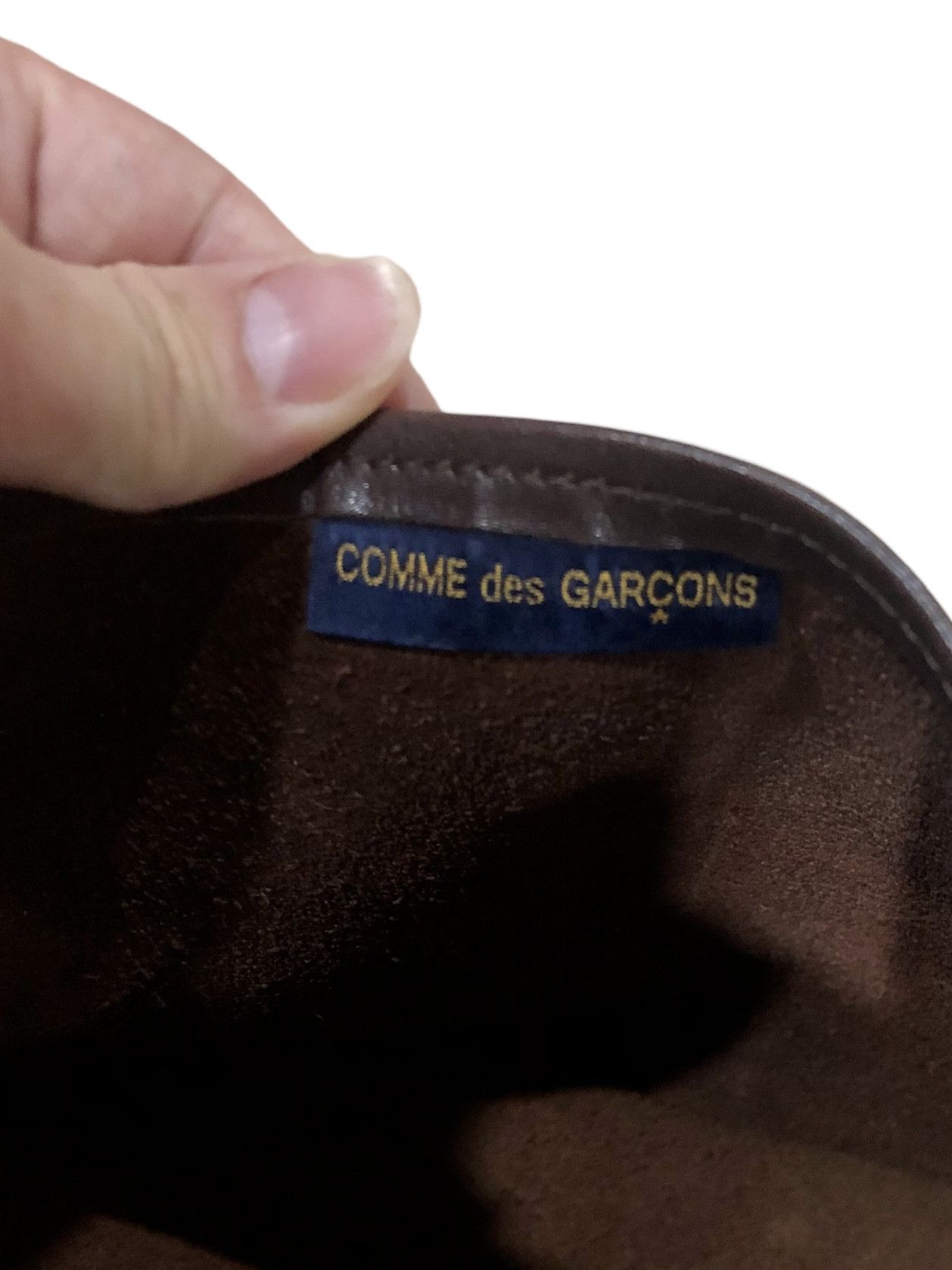 Comme des Garcons 🔥Rare🔥Vintage 80s Comme Des Garcons Cdg Leather Sling Bag Size ONE SIZE - 5 Thumbnail