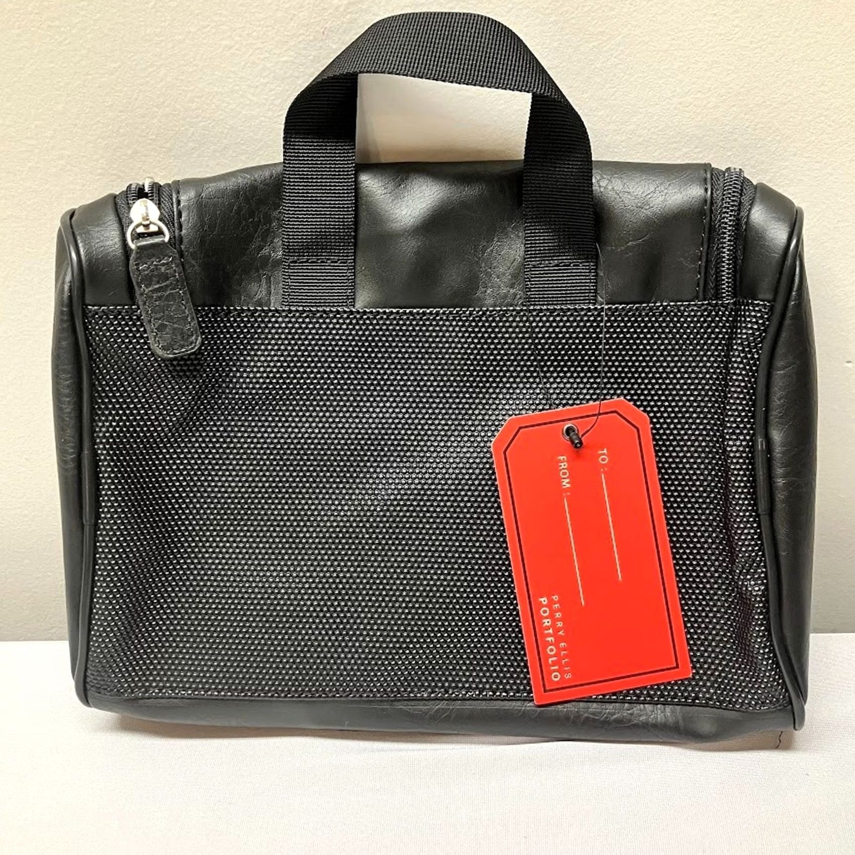 Perry Ellis Perry Ellis Portfolio Travel Bag Black Top Handle Hanging Toiletry NEW Men Size US M / EU 48-50 / 2 - 4 Thumbnail