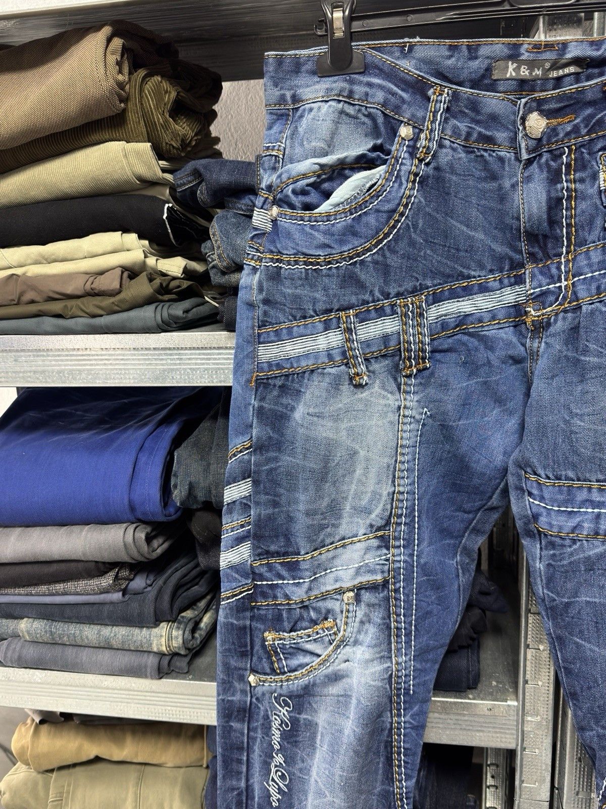 Other Kosmo Lupo y2k Denim Zipper Japan Style Distressed Jeans Size US 34 / EU 50 - 4 Thumbnail