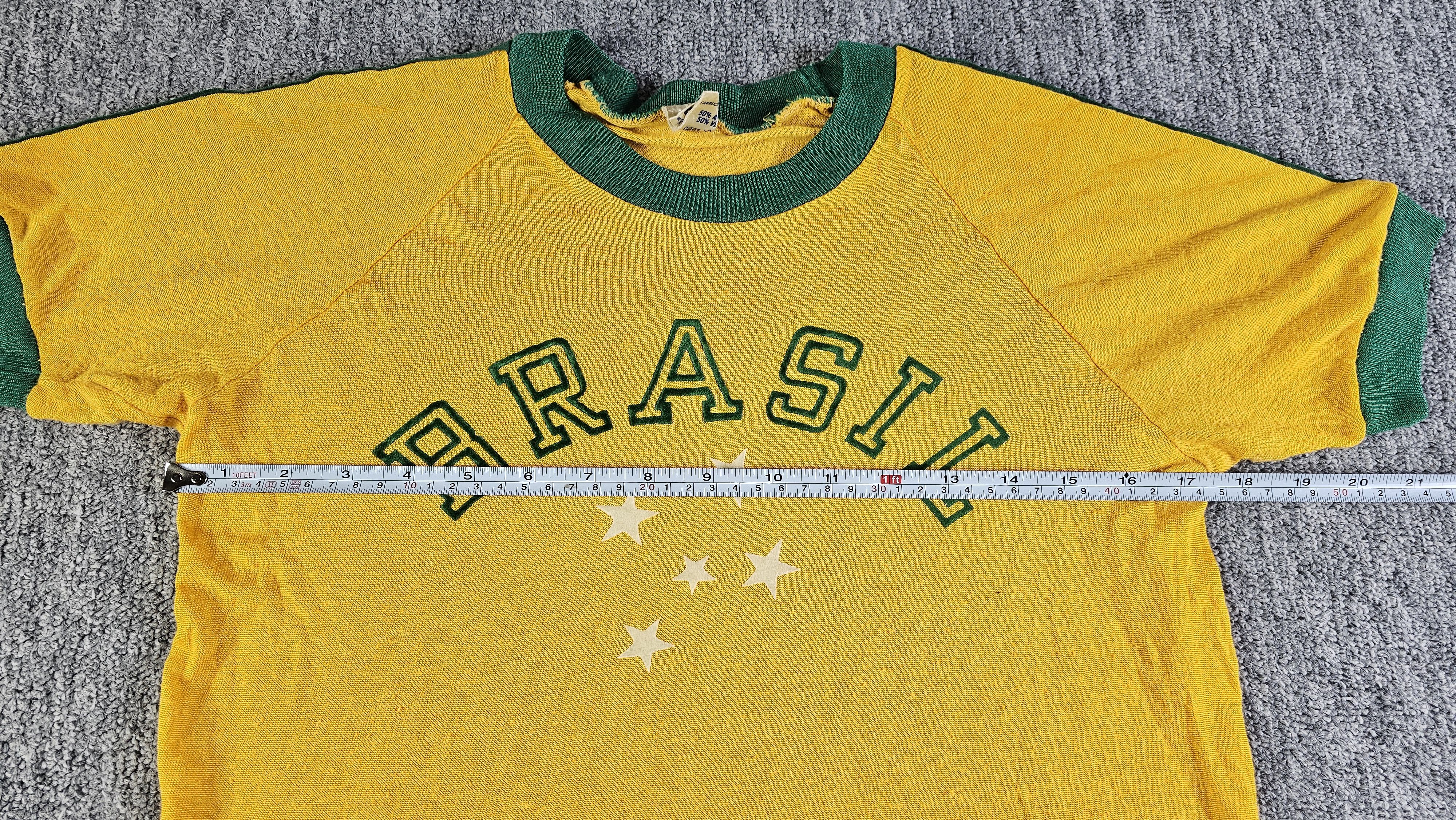 Penalty Rare 80s Brazil Penalty Soccer Jersey Crop Boxy Fit M Size M / US 6-8 / IT 42-44 - 7 Thumbnail