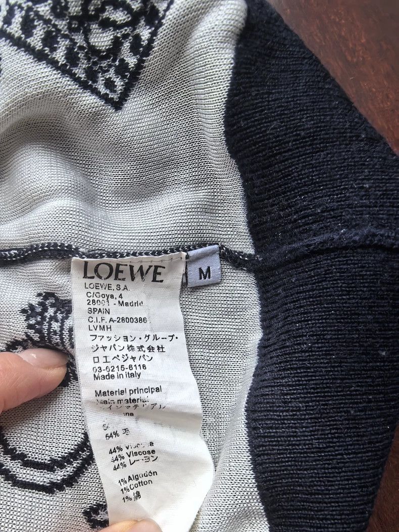 Loewe Loewe Navy blue full printed Logo orange puppy round neck Size M / US 6-8 / IT 42-44 - 4 Thumbnail