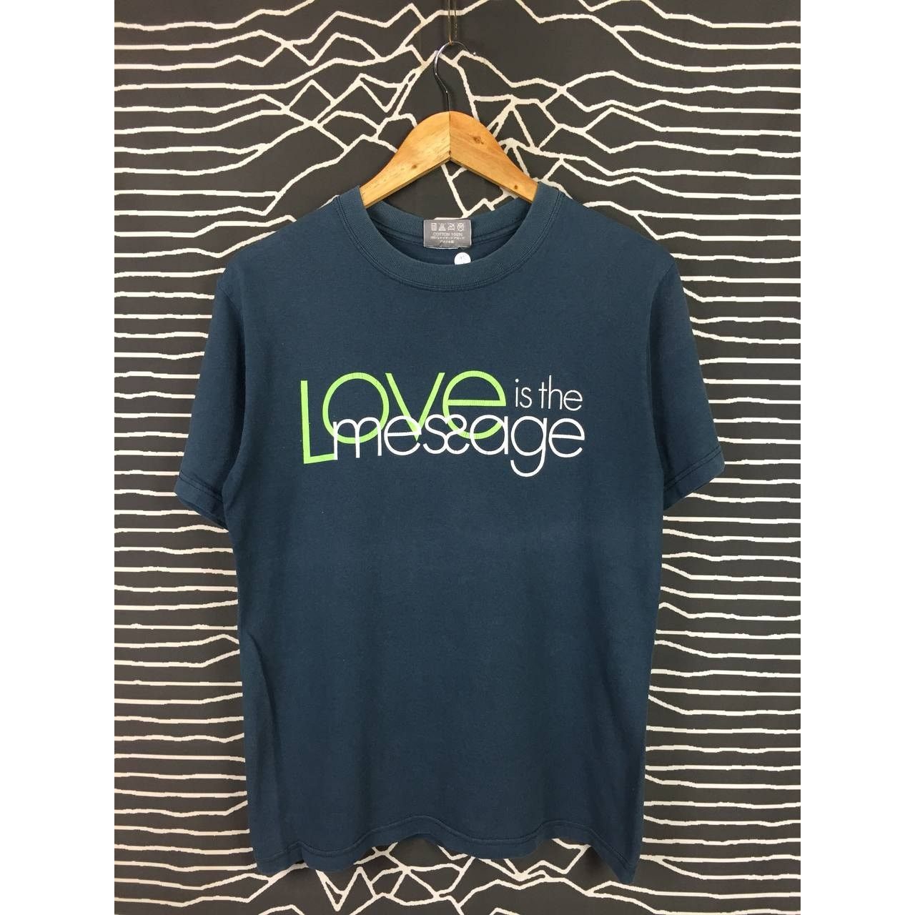 Japanese Brand × United Arrows United Arrows Blue Label Love Is The Message Tee Size US S / EU 44-46 / 1 - 1 Thumbnail