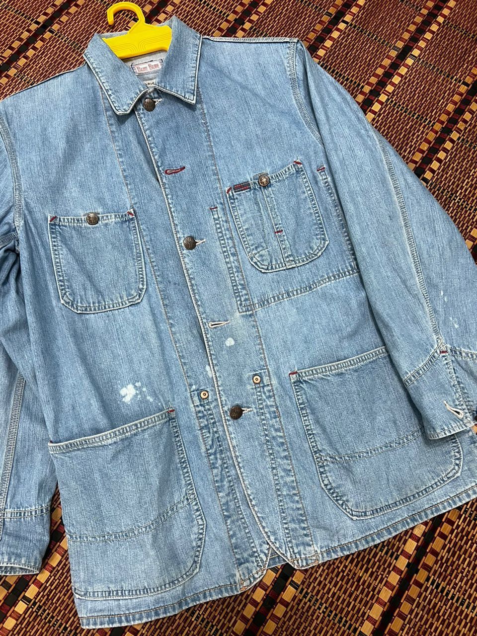 Blue Blue Japan × Japanese Brand Blue Blue Arigato Chore Jacket Denim Size US S / EU 44-46 / 1 - 9 Thumbnail
