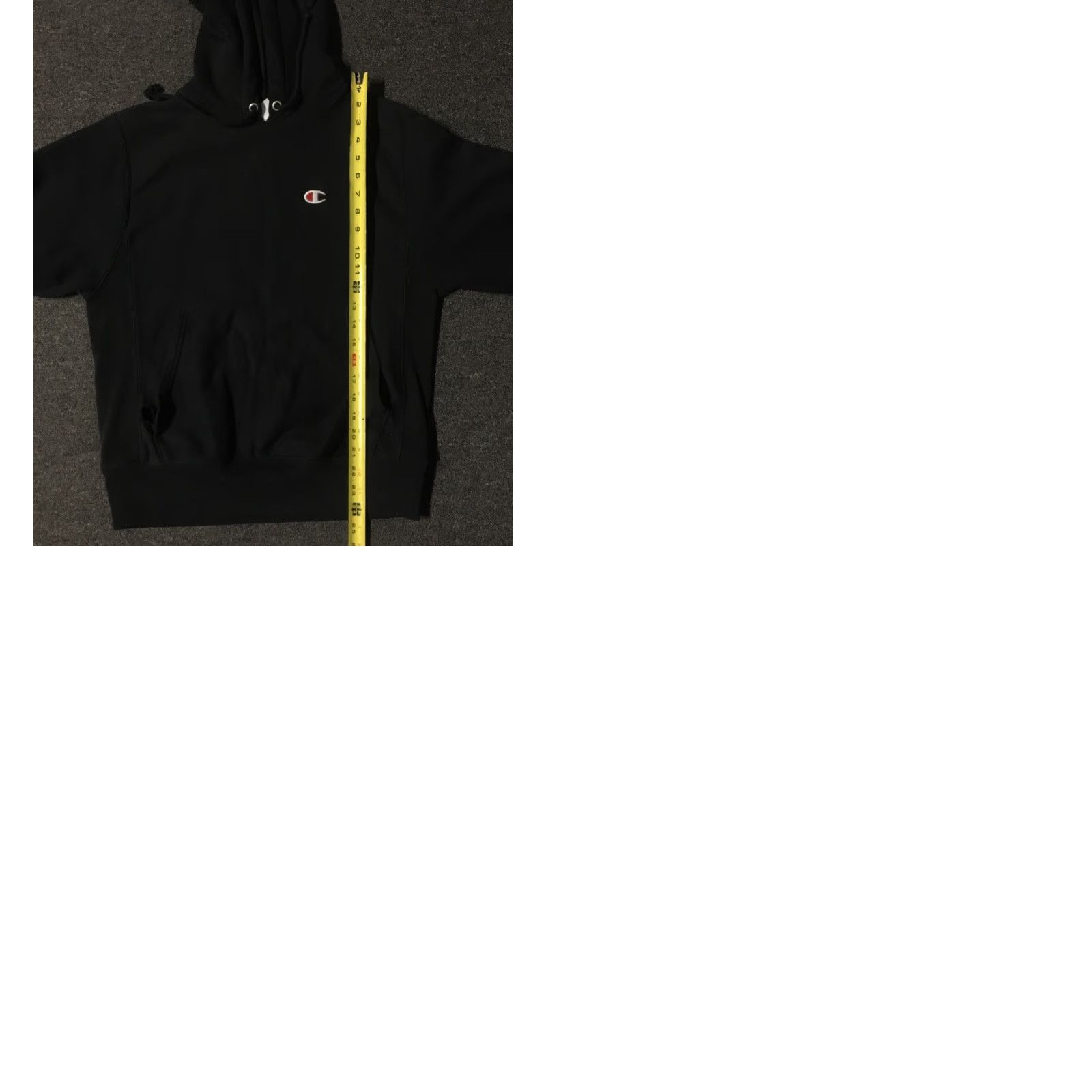 Champion Champion Hoodie S Black Distressed Faded Reverse Weave Grunge Surf Skate Track 90s Vintage Mens Size US S / EU 44-46 / 1 - 9 Thumbnail