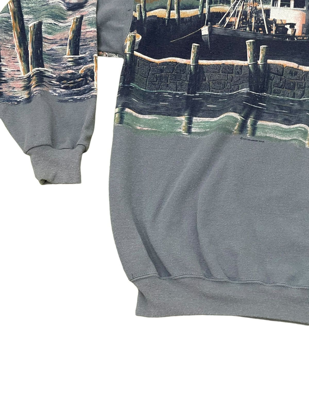Vintage Vtg Art Unlimited Sportswear Sweatshirt Lake Printed 5🟩7 Size US XXL / EU 58 / 5 - 6 Thumbnail