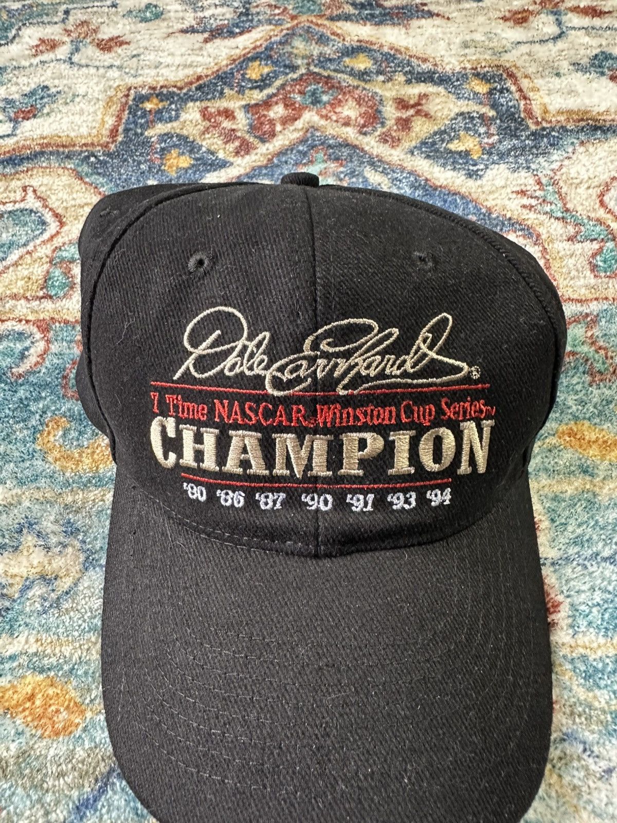 NASCAR × Vintage Vintage NASCAR Dale Earnhardt Winston Championships Hat Size ONE SIZE - 5 Thumbnail
