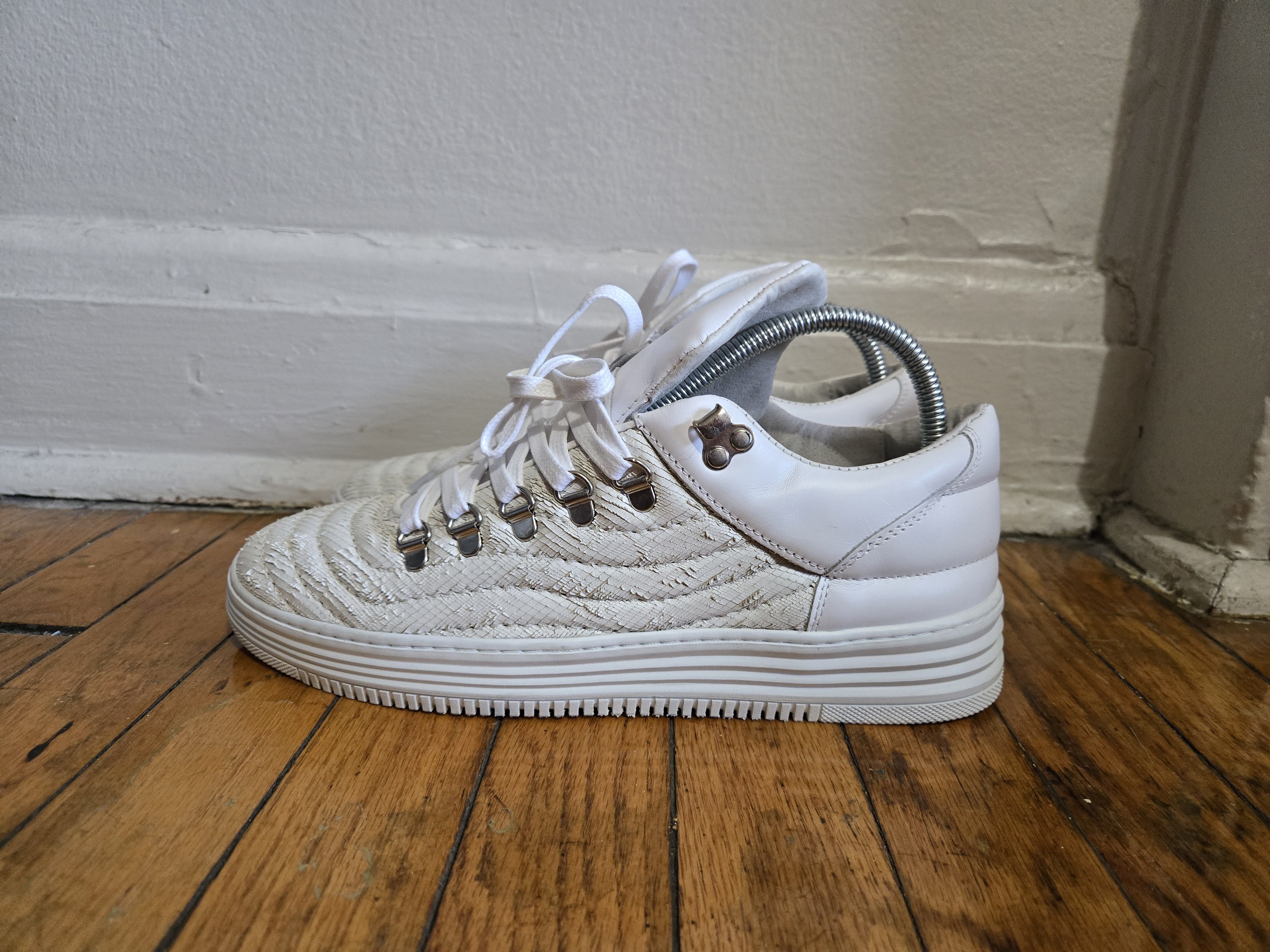 Filling Pieces Filling Pieces US8/41EU Mountain Cut Quilted Hairy White Size US 8 / EU 41 - 2 Thumbnail
