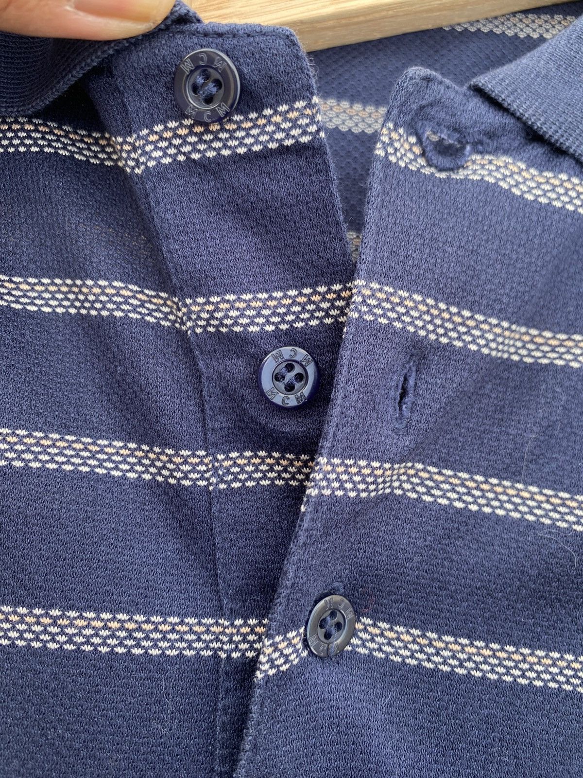 MCM Rare Vintage MCM Legere Stripes Polo Shirt Size US L / EU 52-54 / 3 - 10 Thumbnail