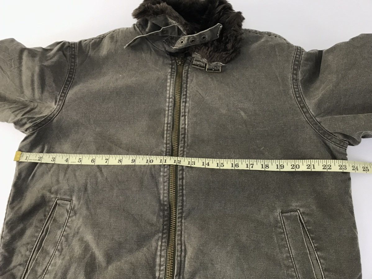 Edwin 90s Edwin Shearling Jacket Sherpa Inner Military Design Size US L / EU 52-54 / 3 - 10 Thumbnail