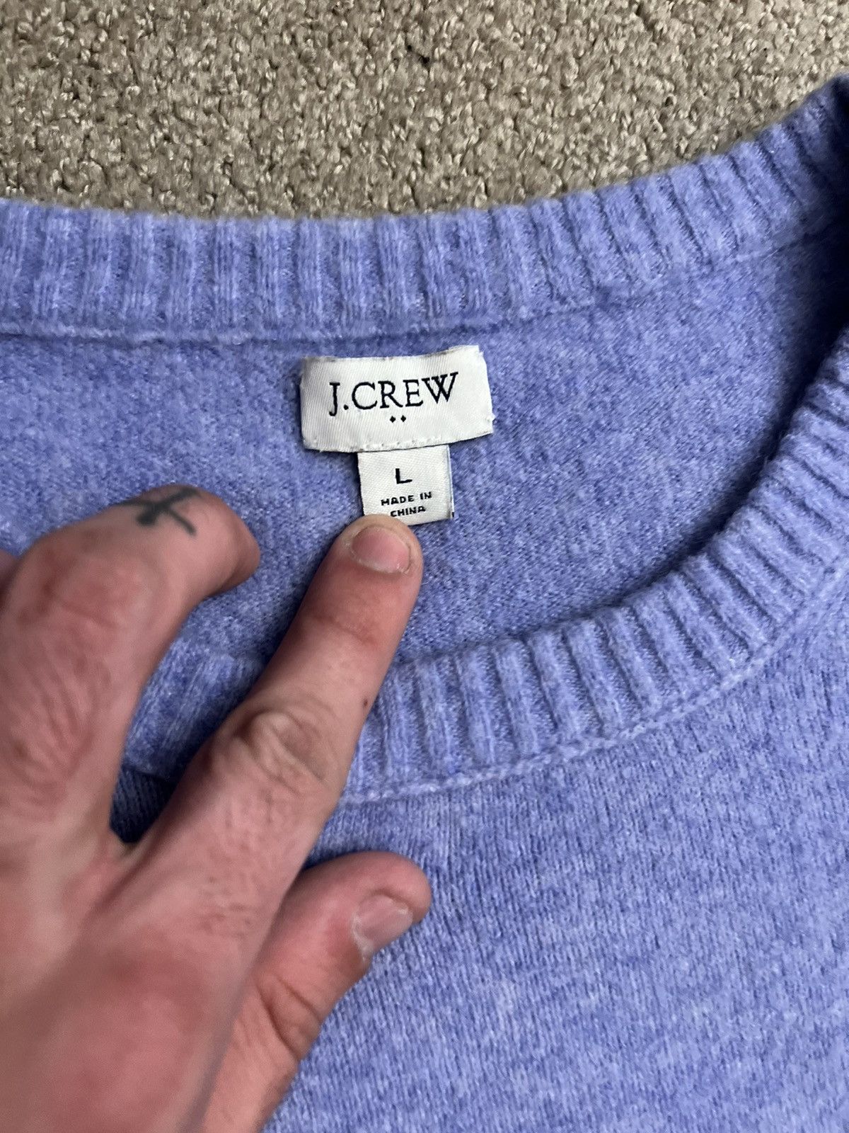 J.Crew Super soft lilac sweater Size US M / EU 48-50 / 2 - 3 Thumbnail