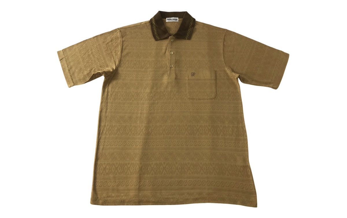 Pierre Cardin 90s Pierre Cardin Paris Tricot Single Pocket Polo Tee Size US M / EU 48-50 / 2 - 1 Thumbnail