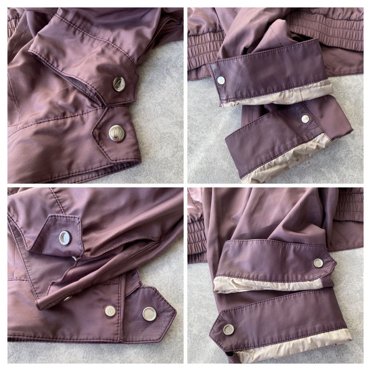Brioni Brioni Lightweight 100% Silk Blend Zip Jacket Purple Size US XL / EU 56 / 4 - 13 Thumbnail