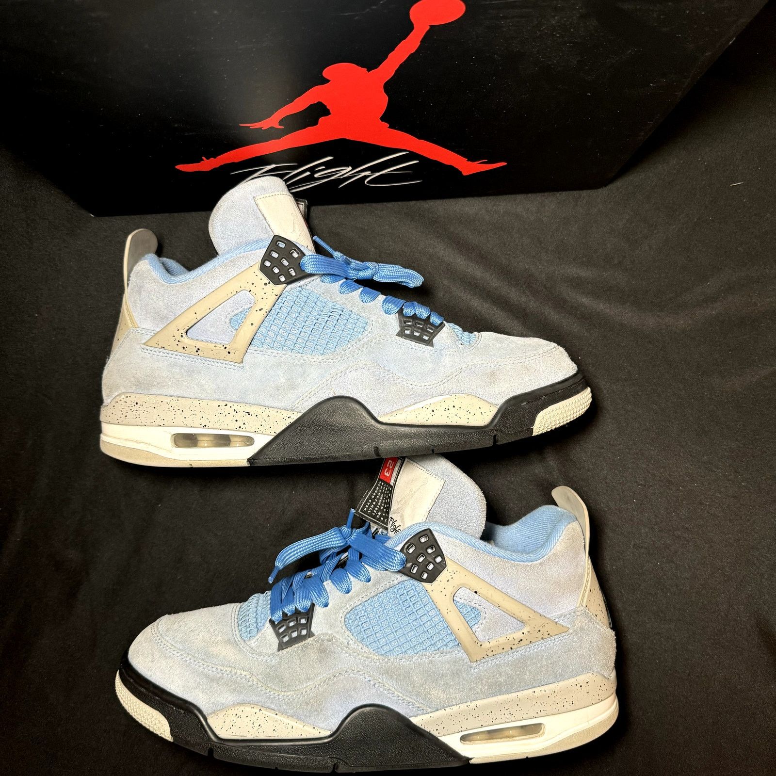Jordan Brand × Nike Size 11 Nike Air Jordan 4 Retro University Blue Men's Shoes Size US 11 / EU 44 - 2 Thumbnail