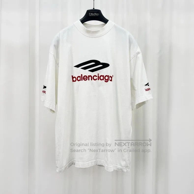 Balenciaga Balenciaga 3B Embroidered Short Sleeve Tee. Size US XS / EU 42 / 0 - 1 Thumbnail