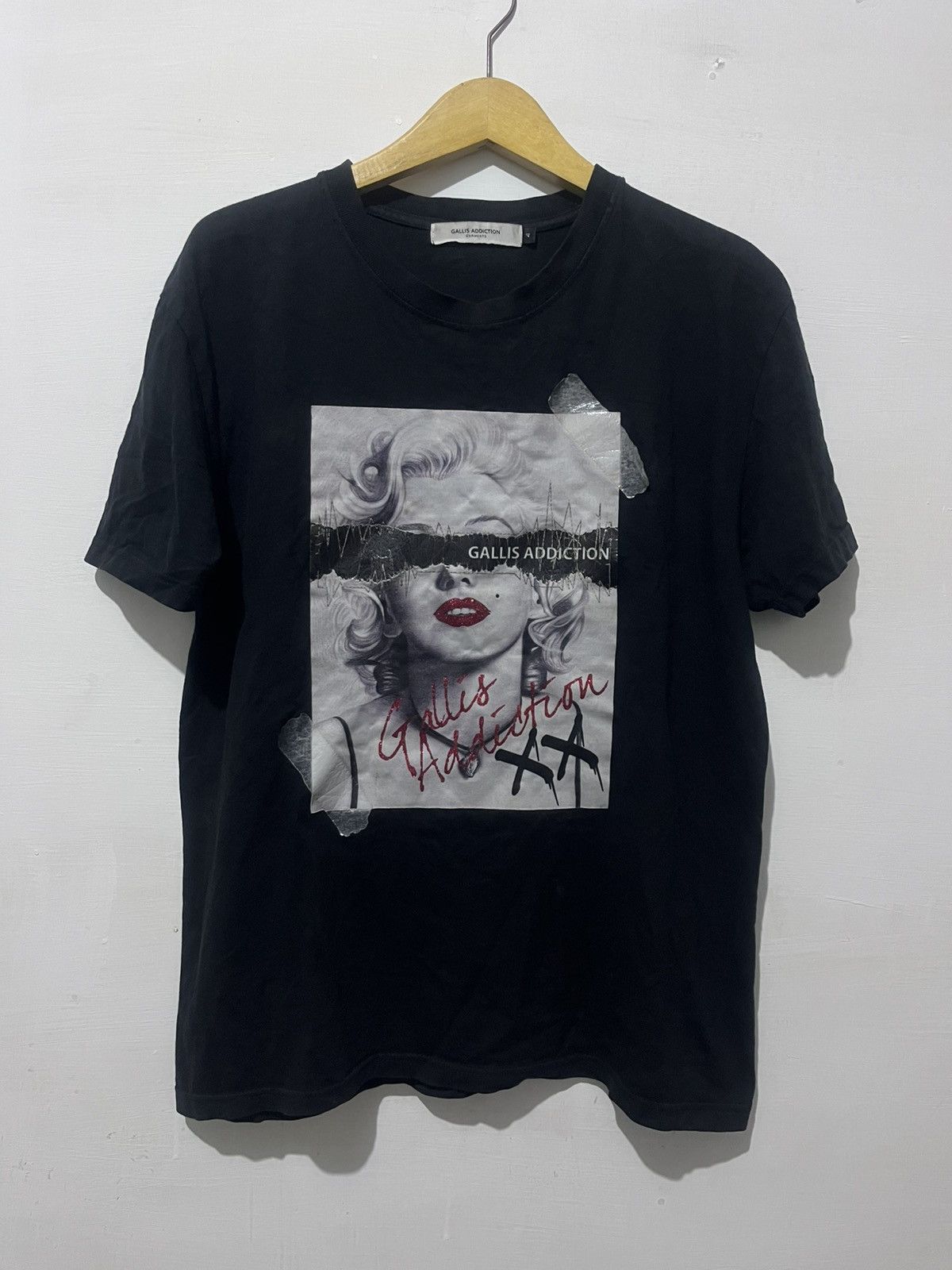 Band Tees Gallis Addiction Marilyn Monroe Streetwear T-Shirt Black Size US L / EU 52-54 / 3 - 7 Thumbnail
