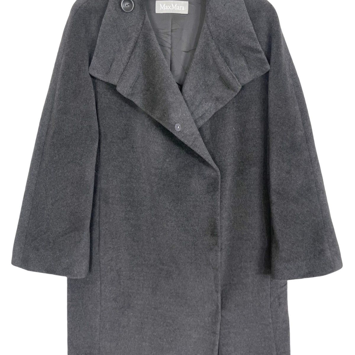 Max Mara Vintage Max Mara Italy Trench Coat Grey Designer Max Co Size M / US 6-8 / IT 42-44 - 9 Thumbnail