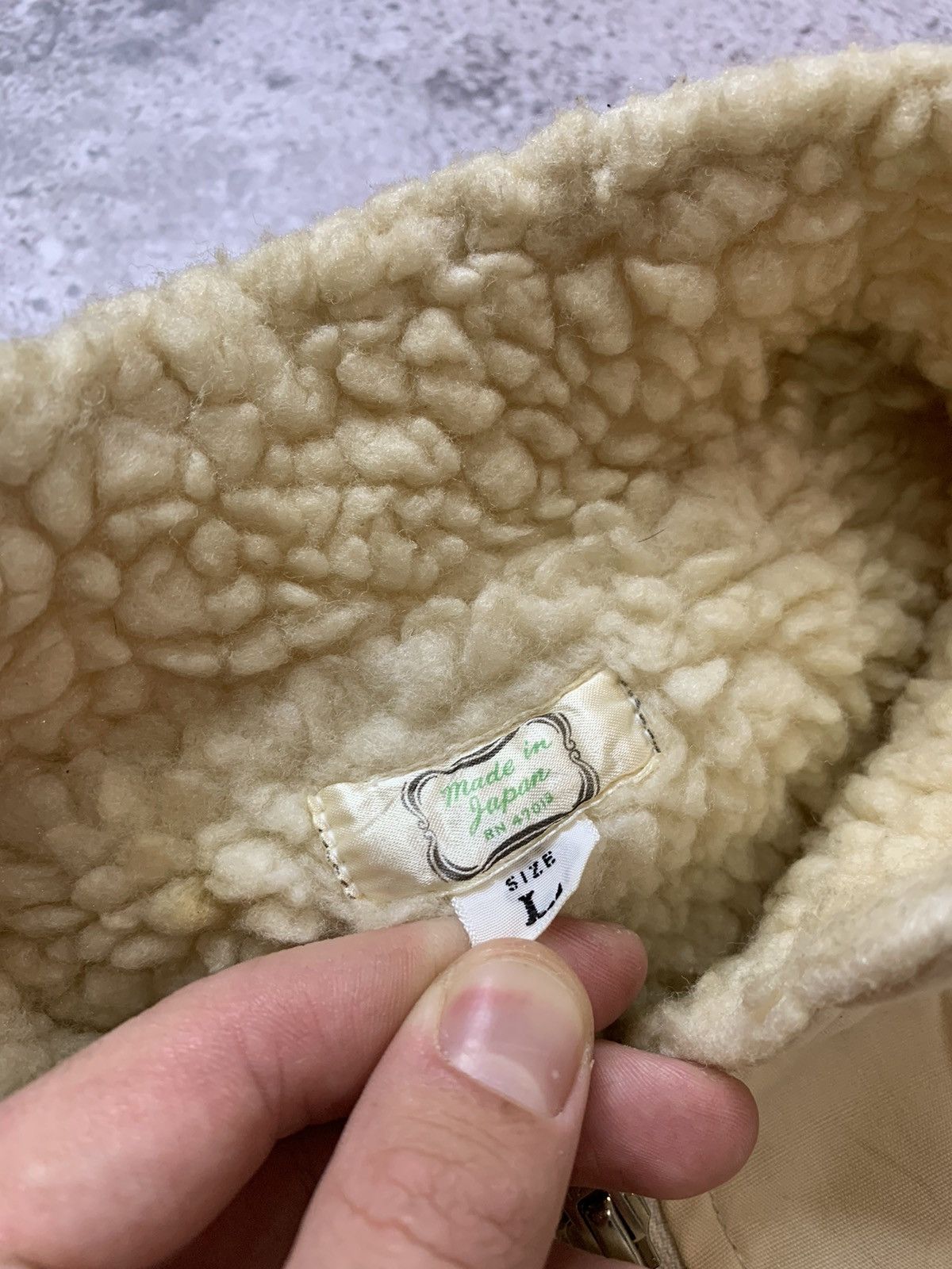 Japanese Brand Vintage Cropped Fur Bomber Made In Japan Size US L / EU 52-54 / 3 - 3 Thumbnail