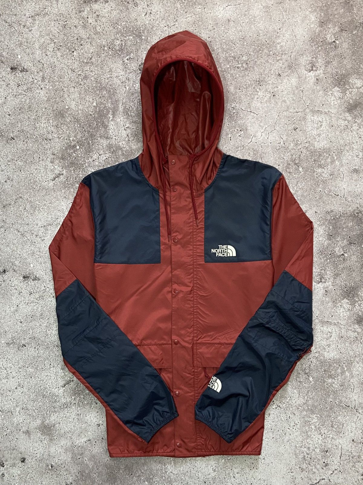 Pre-owned Outdoor Life X The North Face Light Jacket In Maroon/blue