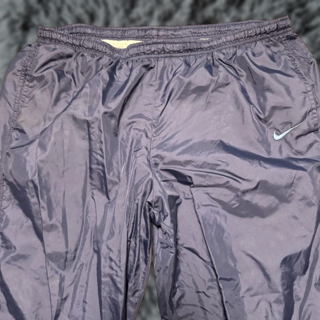 Nike VINTAGE Nike Sportswear Lined Pants Mens XL Navy Blue 90’s Nike Size US 36 / EU 52 - 1 Thumbnail
