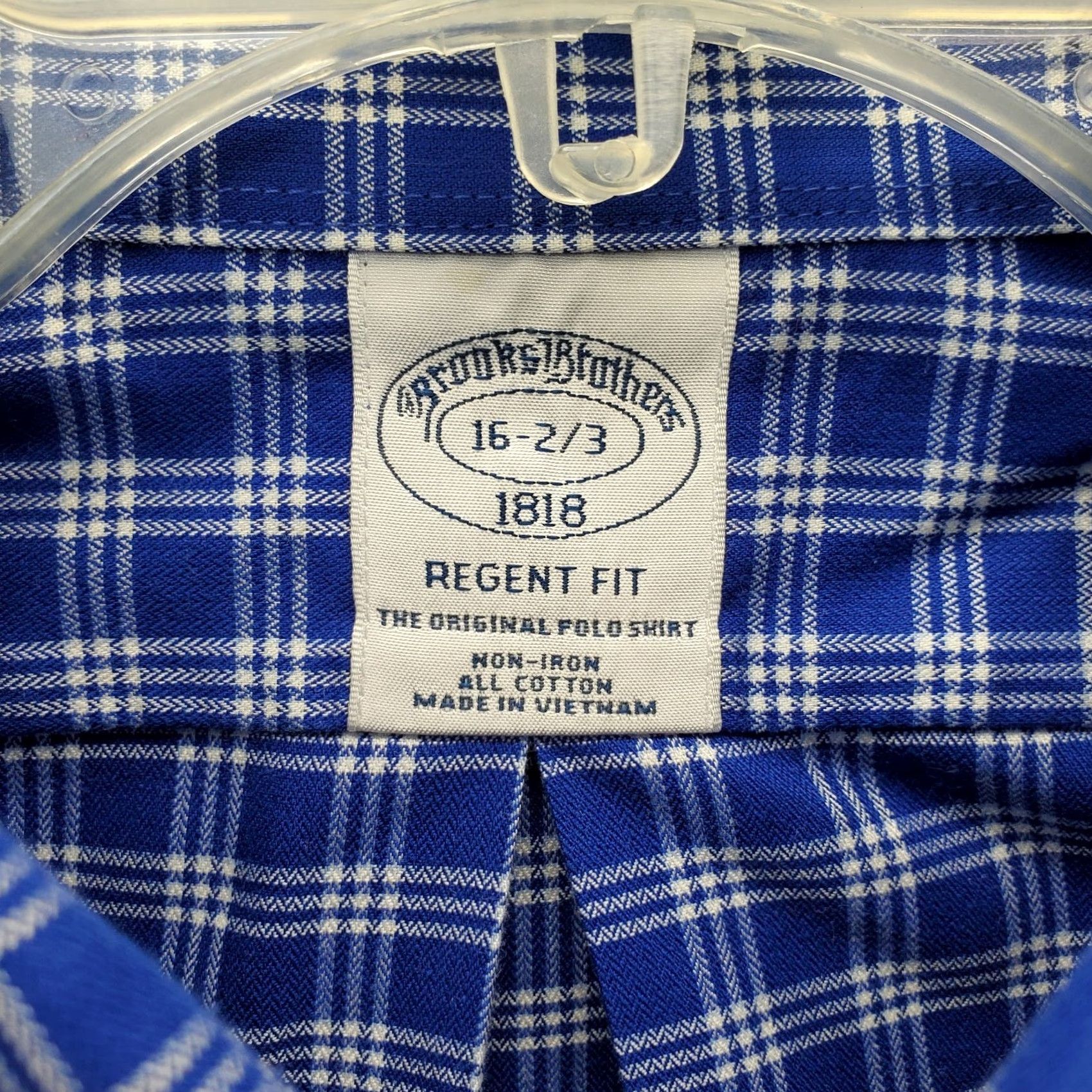 Brooks Brothers Brooks Brothers Dress Shirt Mens 16 Multi Plaid Regent Fit Non-Iron Button Down Shirt Size 42R - 6 Thumbnail