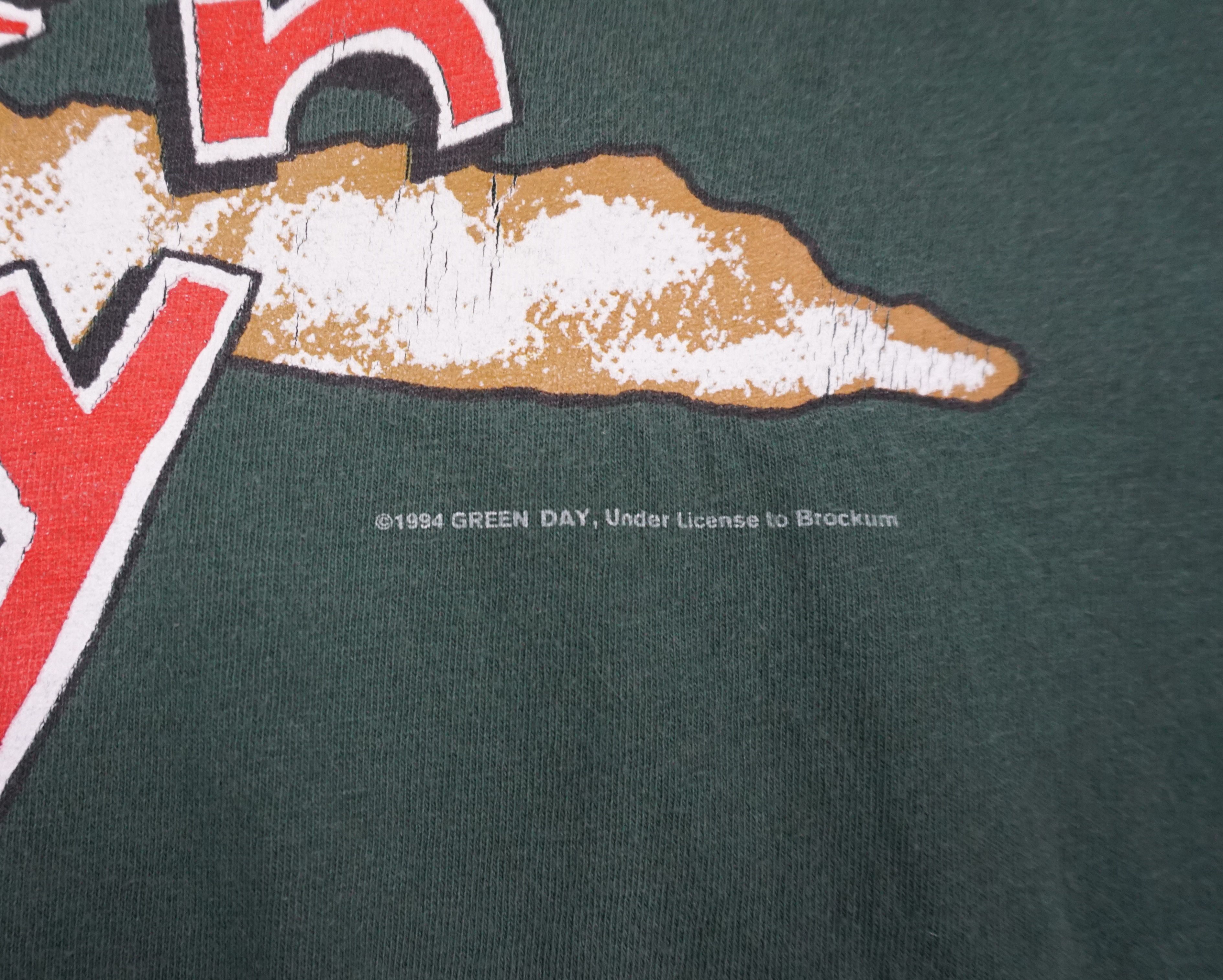 Band Tees × Brockum × Vintage 90's Greenday Dookie T-shirt Size US L / EU 52-54 / 3 - 3 Thumbnail