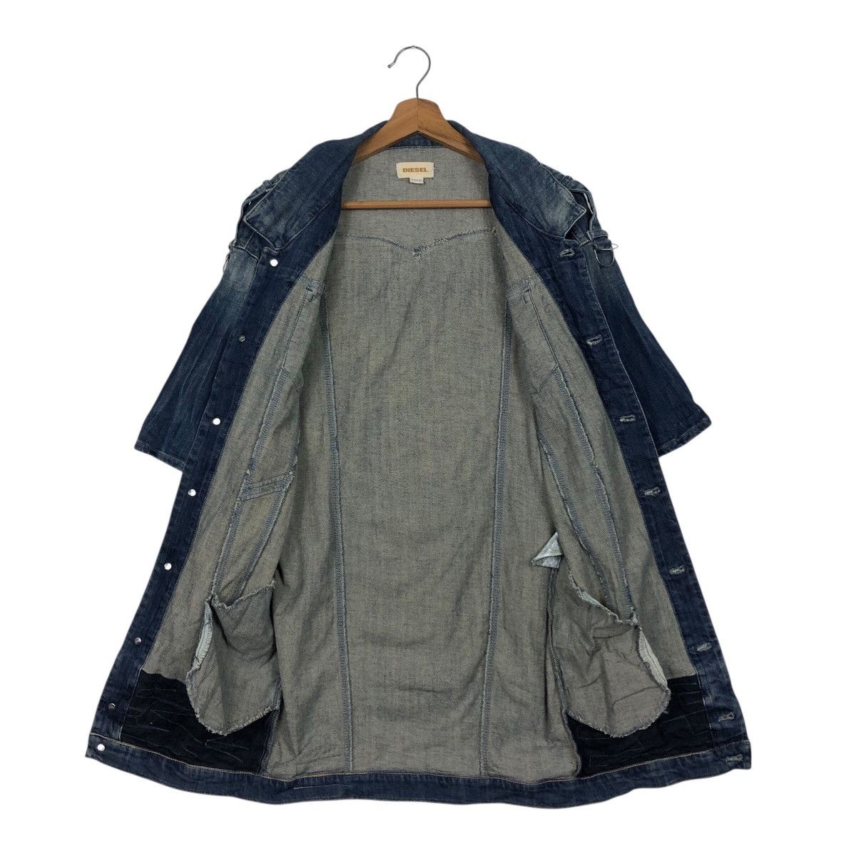 Diesel Diesel Long Sleeve Denim Coat (Short Sleeve) Vintage Wash XS Size US XS / EU 42 / 0 - 16 Thumbnail