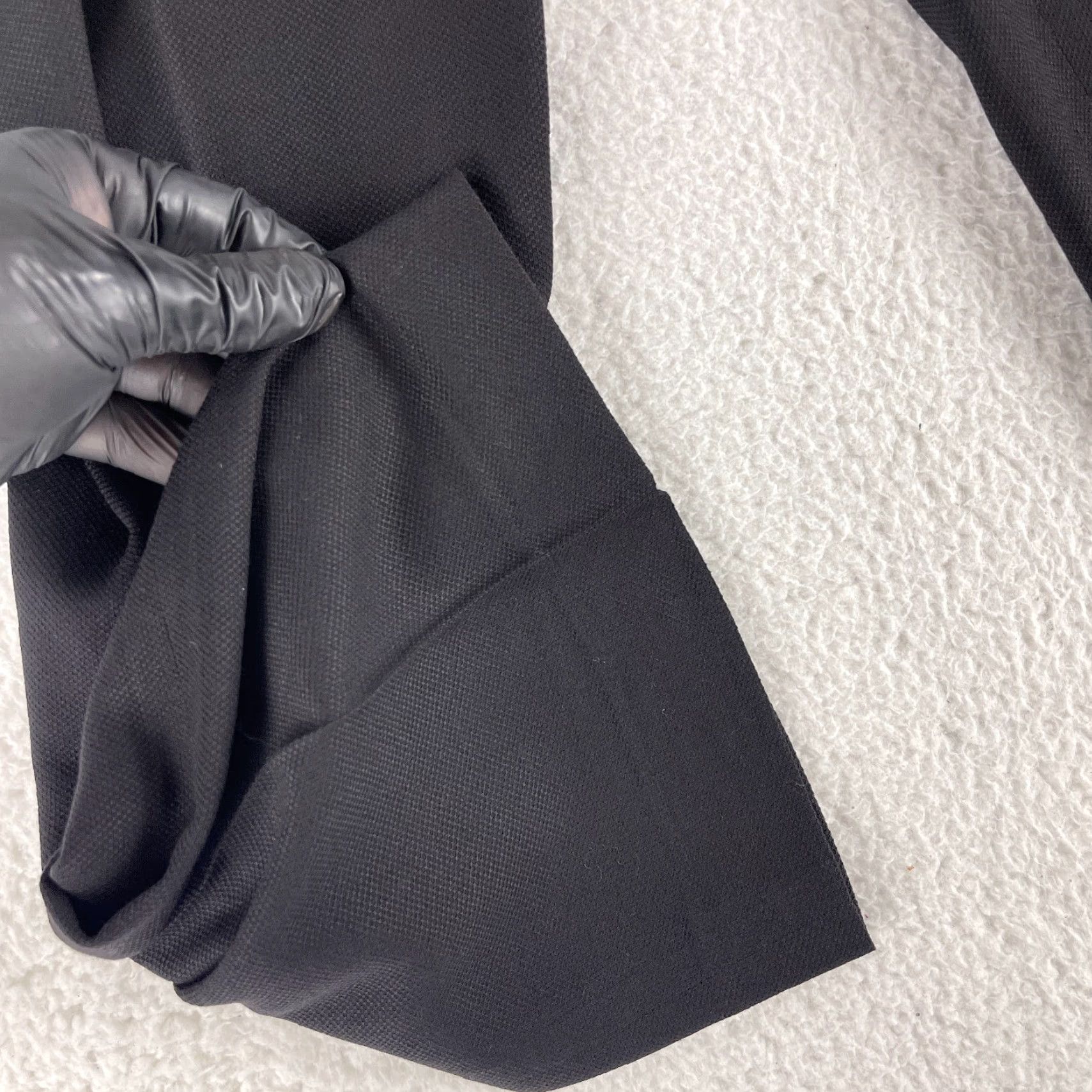 Vintage Lafayette 148 New York Black Pleated Straight Leg Dress Pants Womens Wool Blend Size 8 Size 30" / US 8 / IT 44 - 7 Thumbnail