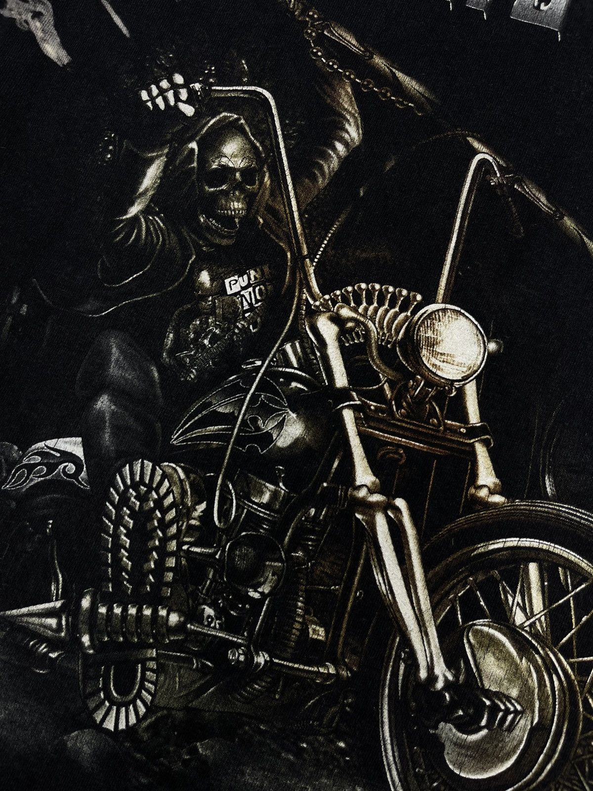 Vintage Vintage Wild Bike Riders Skull Full Print Y2K Size US M / EU 48-50 / 2 - 9 Thumbnail