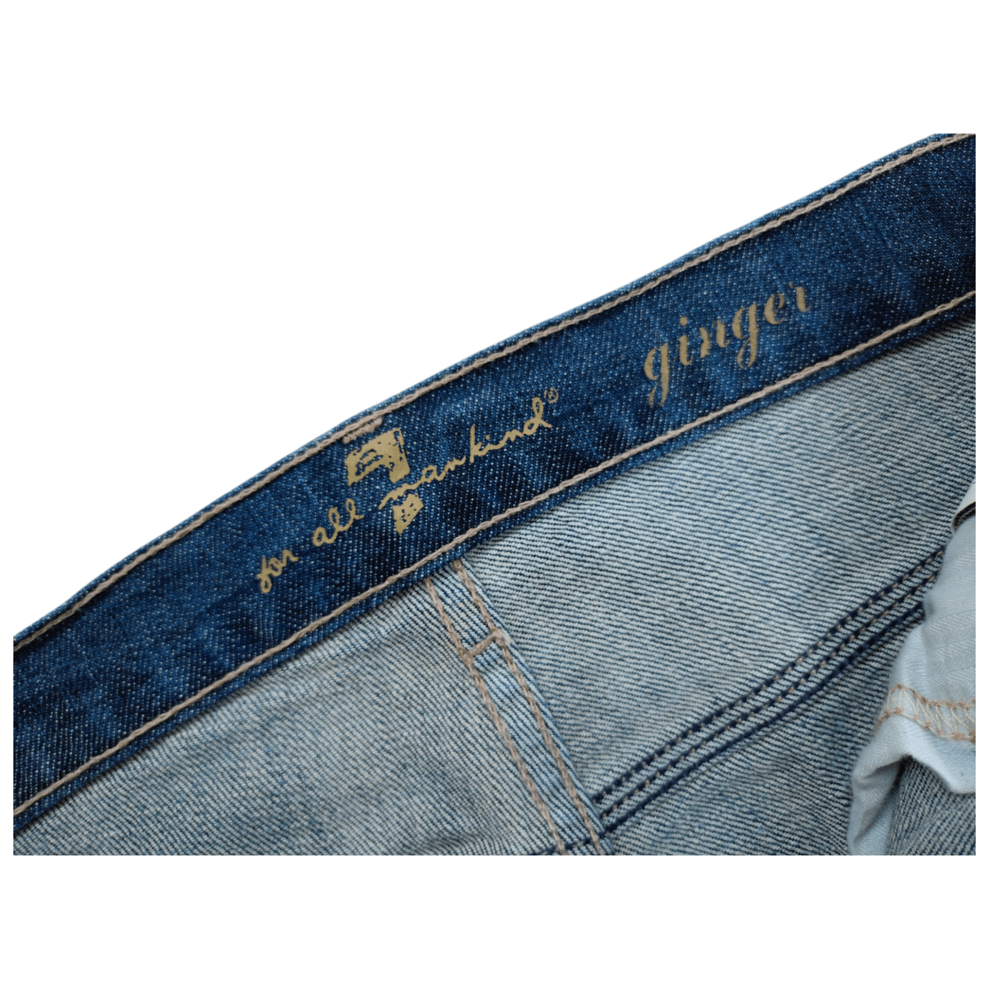 Japanese Brand × Vintage 7 For All Mankind Ginger Classic Japanese Bootcut Denim Size 28" / US 6 / IT 42 - 7 Thumbnail