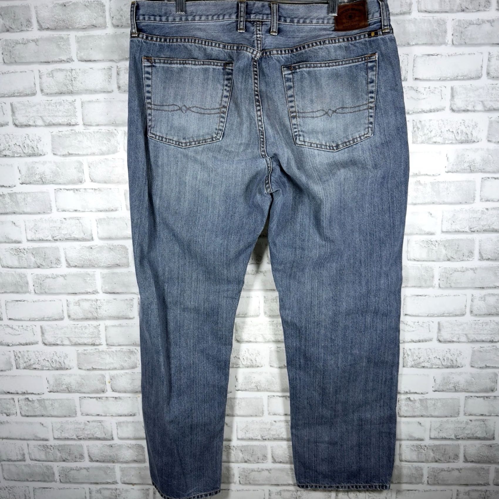 Lucky Brand Lucky Brand Jeans Men 40x32 Relaxed Straight Cotton Blend Blue N/A Size US 40 / EU 56 - 5 Thumbnail