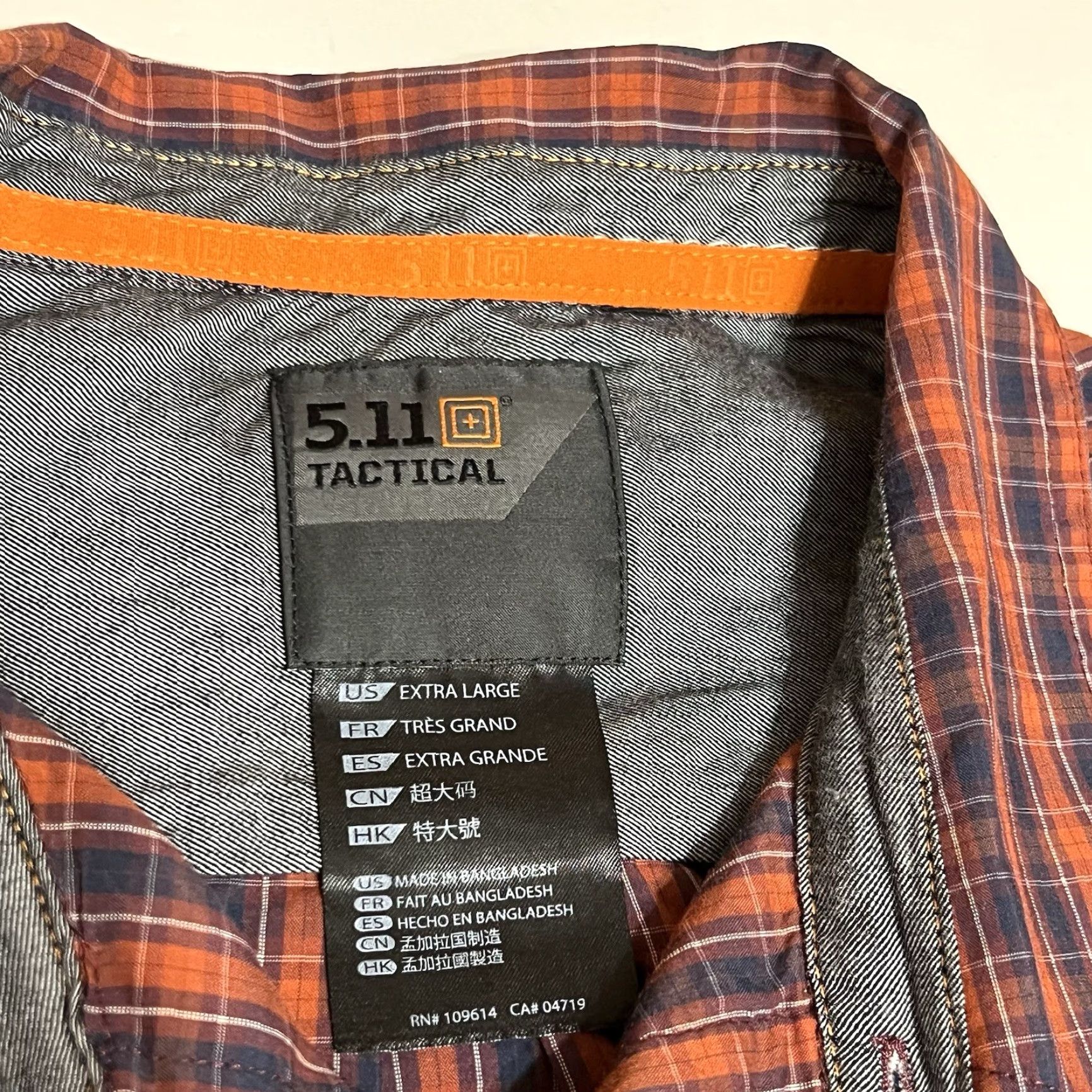 Vintage 511 Tactical Plaid Shirt Covert Flex Long Sleeve Snap Mens XL Red Size US XL / EU 56 / 4 - 7 Thumbnail