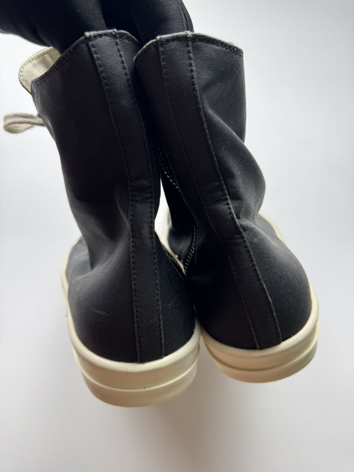 Rick Owens Drkshdw Rick Owens Drkshdw Vegan Ramones Size US 7 / EU 40 - 16 Thumbnail