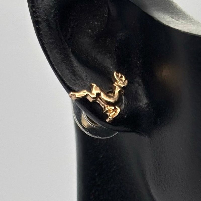 Other Gold Reindeer Earrings Size ONE SIZE - 1 Thumbnail